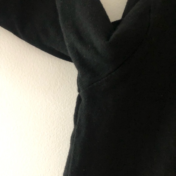 CP Shades Alla Turtleneck Knit Midi Dress in Black Cotton Size Medium - Picture 6 of 16